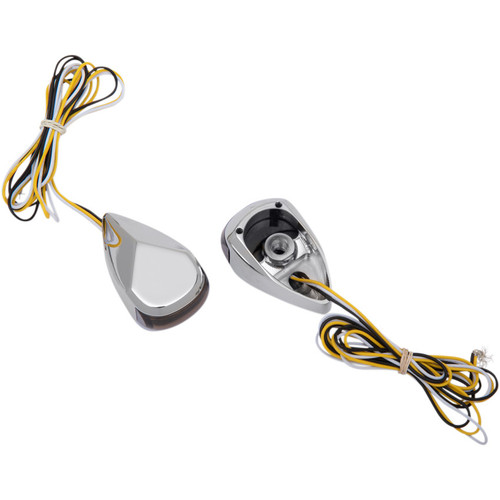 Alloy Art LED Driving/Turn Signal Lights for Harley Touring - Chrome