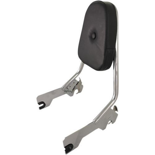 Motherwell Quick-Release Sissy Bar Backrest for 2018-2019 Harley Softail - Chrome