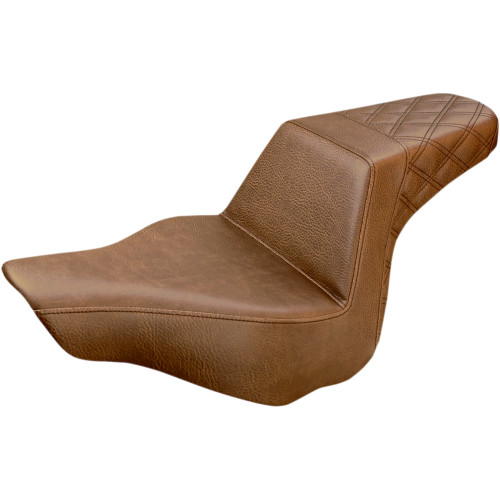 Saddlemen Rear LS Step-Up Seat for 2013-2017 Harley Breakout - Brown