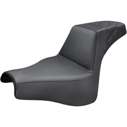 Saddlemen Rear LS Step-Up Seat for 2018-2024 Harley Fat Bob - Black