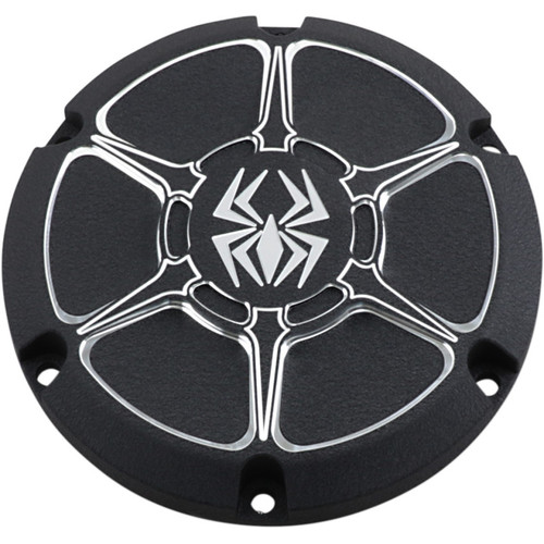 Rekluse Derby Cover for 2004-2020 Harley Sportster - Wrinkle Black