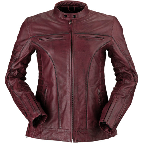 Z1R Women's 410 Merlot Leather Jacket