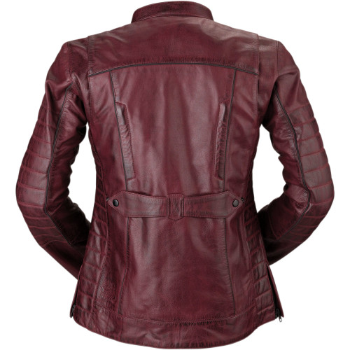 Z1R Women's 410 Merlot Leather Jacket