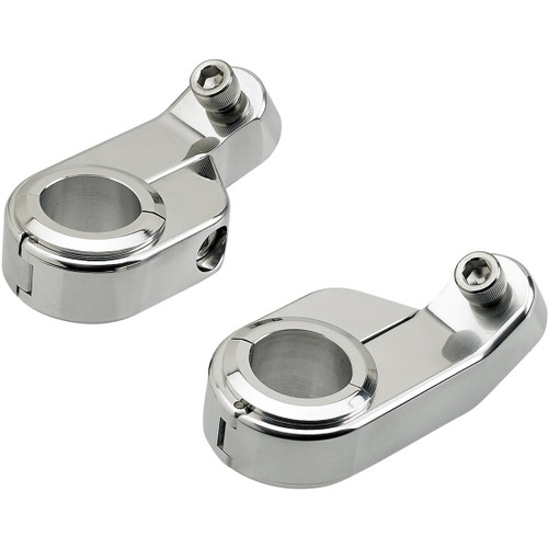 Biltwell Angled O/S Speed Clamps - Chrome