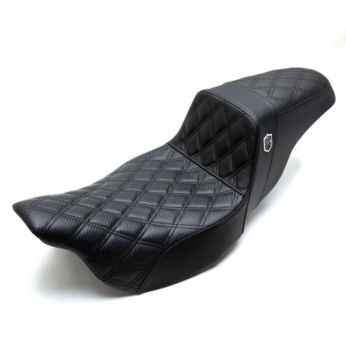 San Diego Customs Pro Series Performance Gripper Seat for 2008-2023 Harley Touring - Black