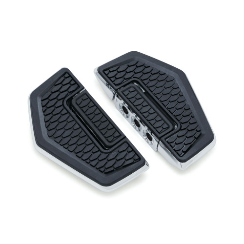 Kuryakyn Hex Folding Boards Foot Pegs - Chrome