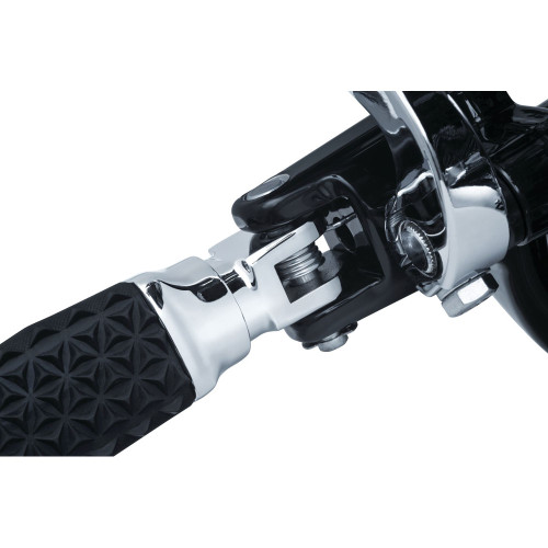 Kuryakyn Splined Peg Adapters for 2018-2019 Harley Softail Driver - Chrome