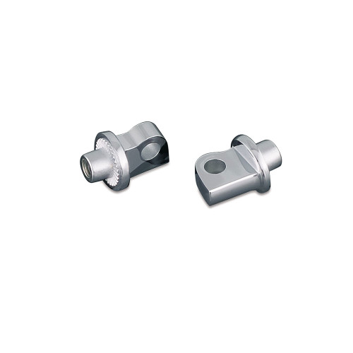 Kuryakyn Splined Peg Adapters for Harley - Chrome