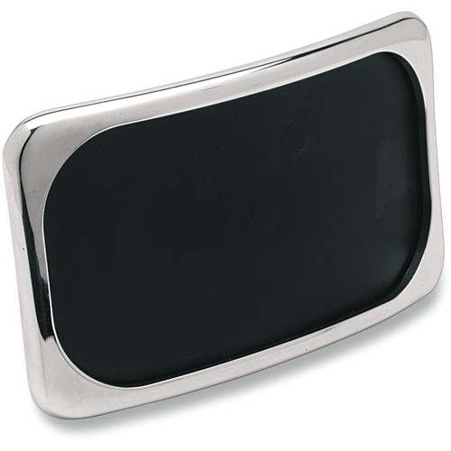 Drag Specialties Small Radius License Plate Mount for Harley - Chrome