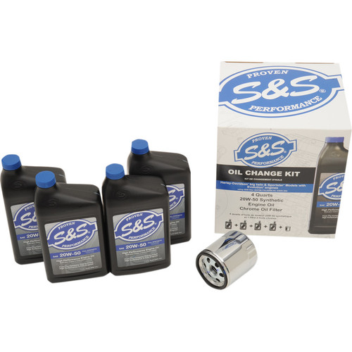 S&S Oil Change Kit for Harley Evolution and Sportster