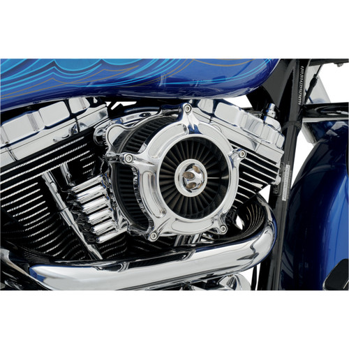 Roland Sands Turbine Air Cleaner for 2008-2017 Harley* - Chrome
