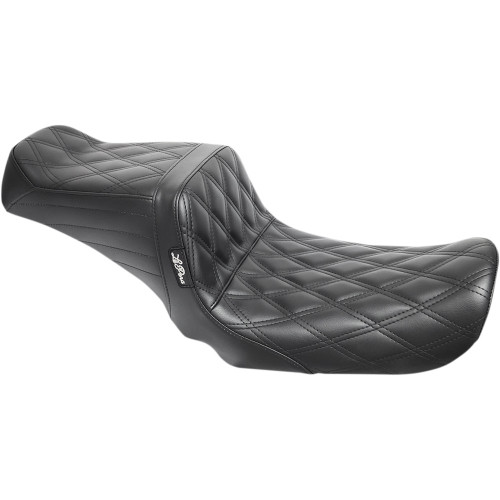 LePera Tailwhip Seat for 2006-2017 Harley Dyna - Double Diamond