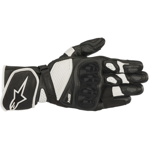 Alpinestars SP-1 V2 Leather Gloves - Black/White