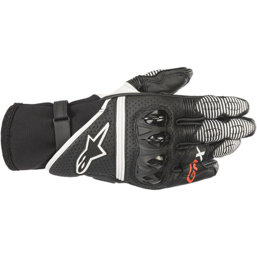 Alpinestars GP-X V2 Leather Gloves - Black/White - Get Lowered Cycles