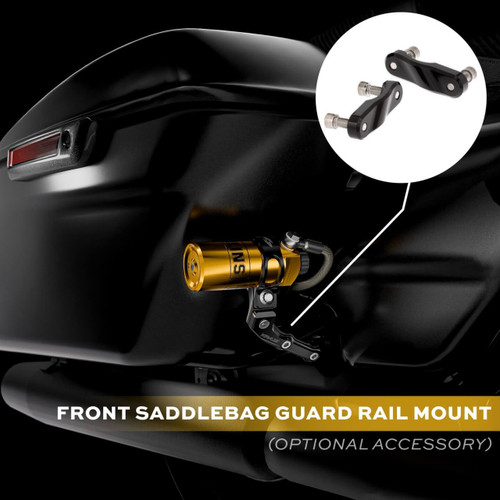 Kraus Remote Reservoir Mounts for Harley Touring