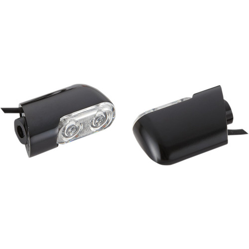 Arlen Ness Bolt-On Amber Turn Signals for 2006-2022 Harley Touring - Black