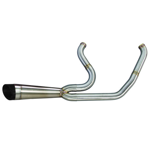 Two Brothers Racing Shorty Turnout Exhaust for 2018-2023 Harley Softail* - Stainless