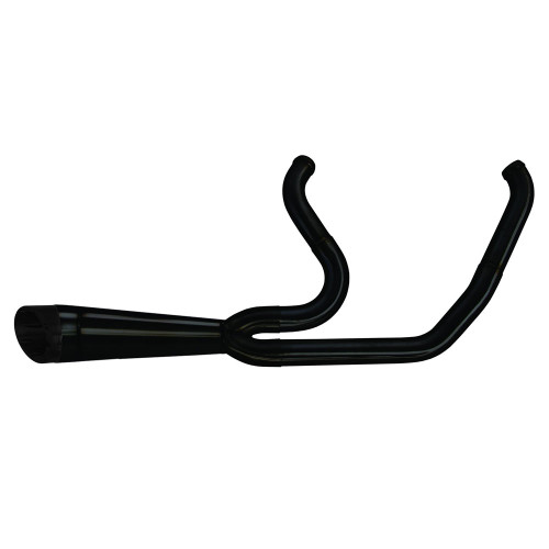 Two Brothers Racing Shorty Turnout Exhaust for 2018-2024 Harley Softail* - Black
