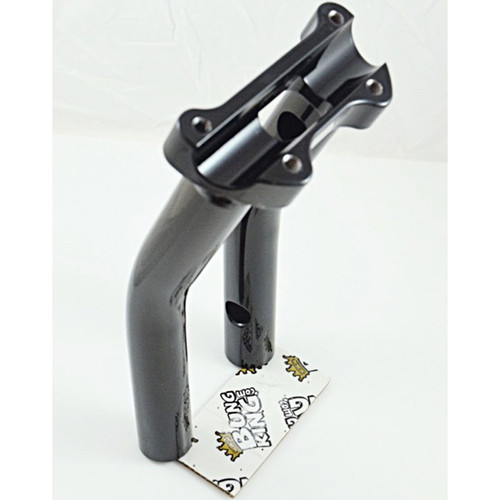 Bung King One Piece Custom Lower Handlebar Riser for Harley - Made to Order