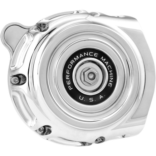 Performance Machine Vintage Air Cleaner for Harley Twin Cam Electronic Throttle - Chrome