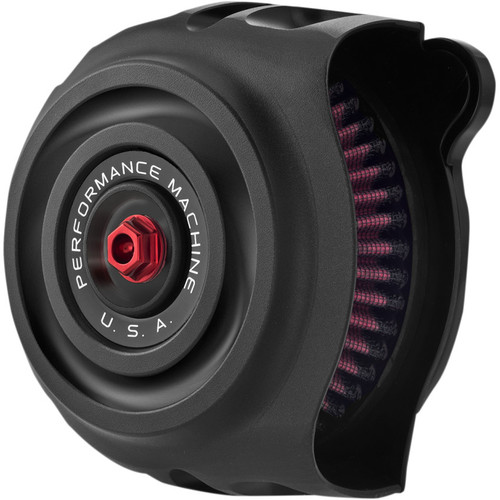 Performance Machine Vintage Air Cleaner for 1991-2022 Harley Sportster - Black Ops