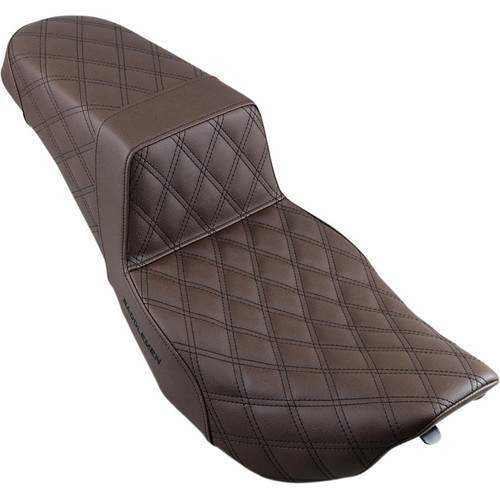 Saddlemen Full LS Step-Up Seat for 1997-2007 Harley FLHR/FLHX - Brown
