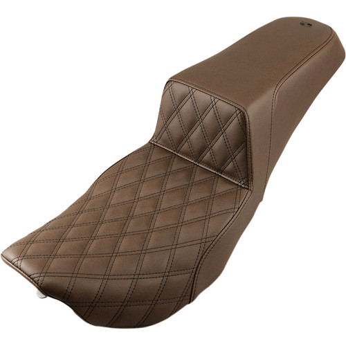 Saddlemen Front LS Step-Up Seat for 1997-2007 Harley FLHR/FLHX - Brown