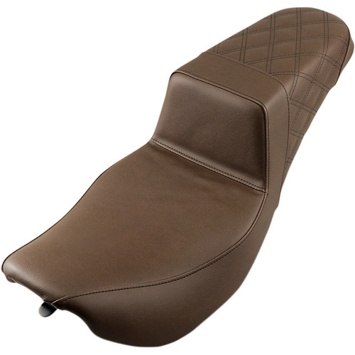 Saddlemen Rear LS Step-Up Seat for 1997-2007 Harley FLHR/FLHX - Brown