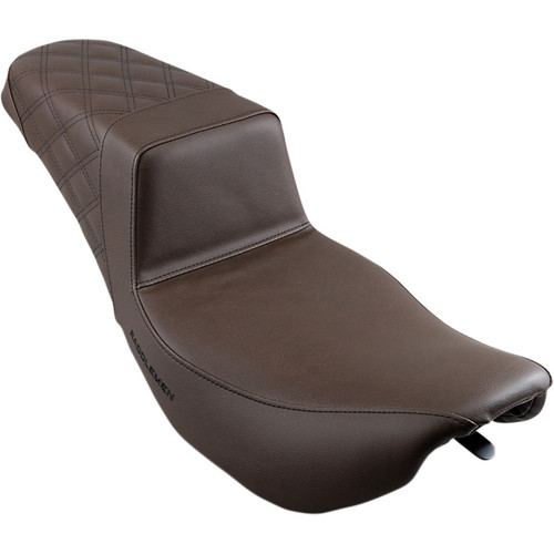 Saddlemen Rear LS Step-Up Seat for 1997-2007 Harley FLHR/FLHX - Brown