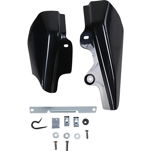 Drag Specialties Frame Mounted Heat Deflectors for 2001-2008 Harley Touring