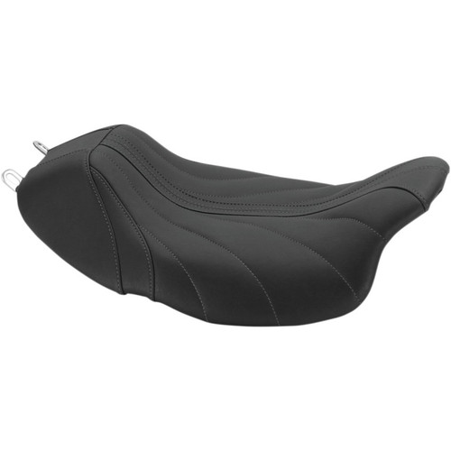 Mustang Revere Journey Gravity Solo Seat for 2008-2023 Harley Touring - Gray