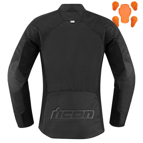 Icon Hooligan Women's Perforated Jacket - Black