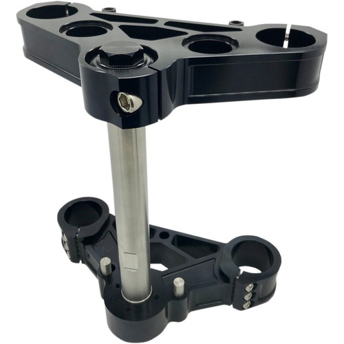 Pro-One 39mm Triple Trees for Harley Dyna/FXR and XL Models - Black