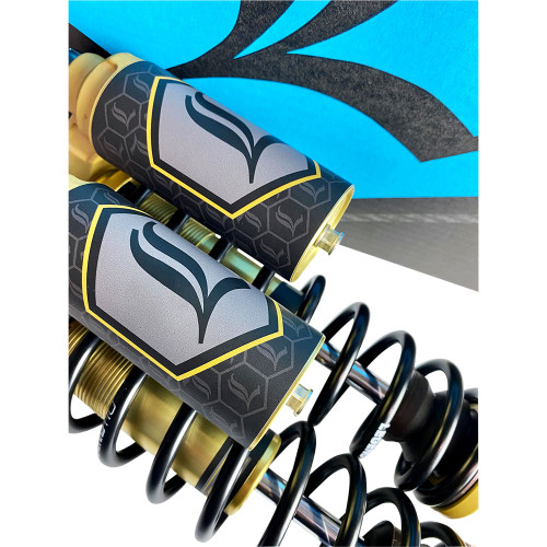 Legend Revo-Arc Piggyback Coil Shocks for Harley FXR - Gold