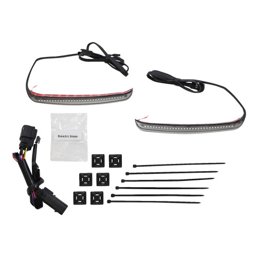 Ciro Bag Blade Lights for 2014-2023 Harley Touring - Amber