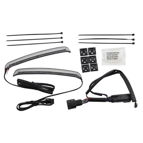 Ciro Bag Blade Lights for 2014-2023 Harley Touring - Red