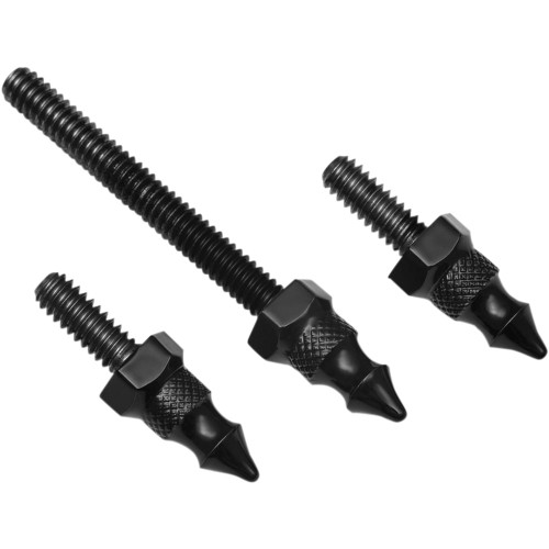 Kuryakyn Windshield Spike Kit for 2015-2020 Harley Road Glide - Black