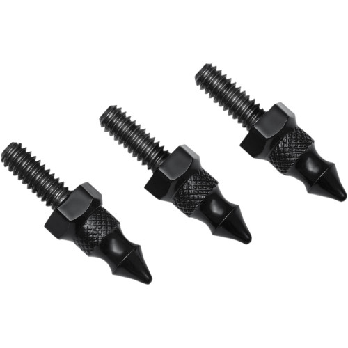 Kuryakyn Windshield Spike Kit for 1996-2013 Harley Touring - Black