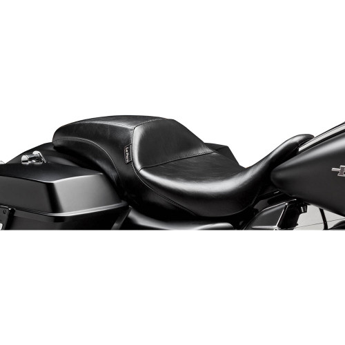 Le Pera Outcast Seat w/ Driver Backrest for 2008-2023 Harley Touring - Smooth