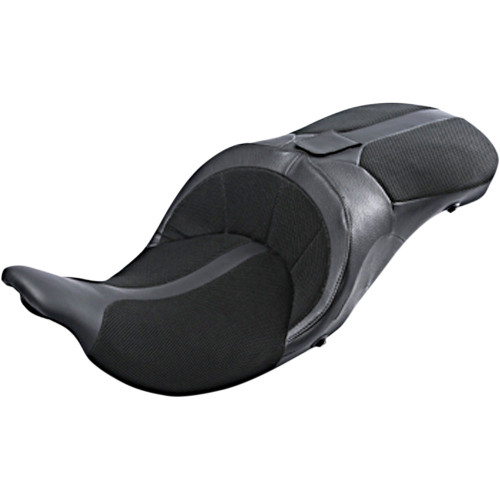 Danny Gray TourIST 2-Up Seat for 2008-2023 Harley Touring - Mesh/Leather