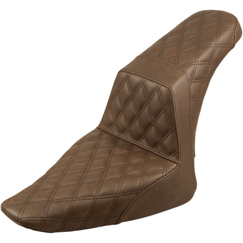 Saddlemen Step Up Full LS Seat for 2012-2017 Harley FLS - Brown