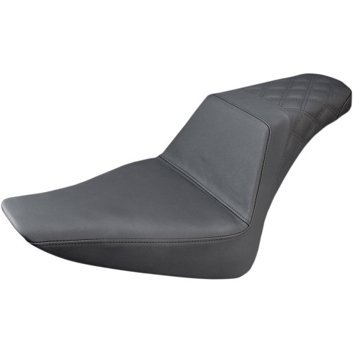 Saddlemen Step Up Rear LS Seat for 2012-2017 Harley FLS - Black