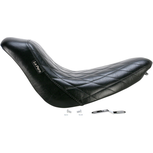 LePera Bare Bones Solo Seat for 2006-2017 Harley Softail FXST/FLSTF - Diamond