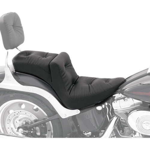 Mustang Extra-Wide Regal Duke Pillow Seat for 2006-2017 Harley Softail FXST/FLSTF