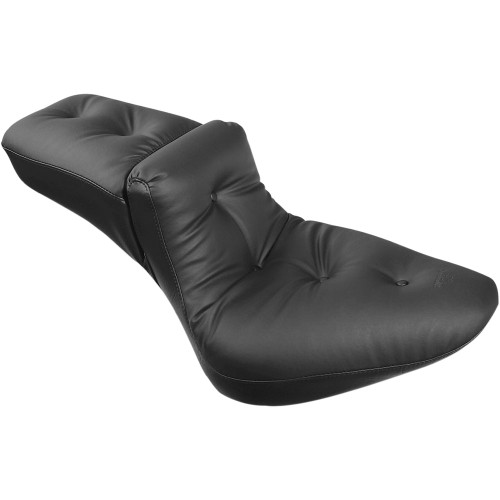 Mustang Extra-Wide Regal Duke Pillow Seat for 2000-2007 Harley Softail FXST/FLST