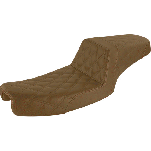 Saddlemen Brown Step Up Full LS Seat for 1991-1995 Harley Dyna
