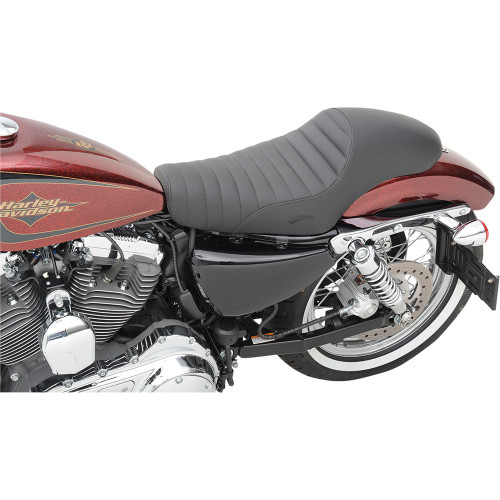 Saddlemen Americano Cafe Seat for 2004-2023 Harley Sportster - Pleated