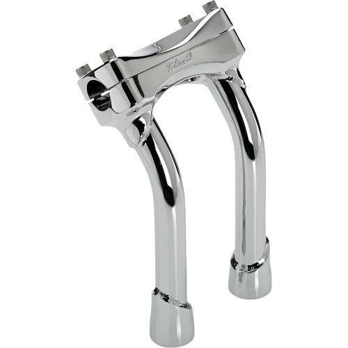 Biltwell OS Murdock Pullback Risers - Chrome