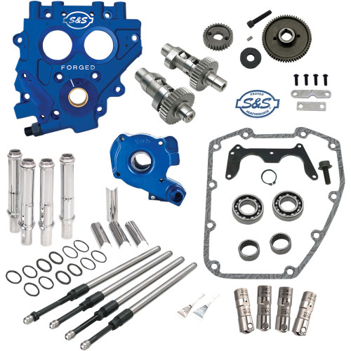 S&S 585 EZ Start Gear-Drive Camchest Kit for 1999-2006 Harley Twin Cam