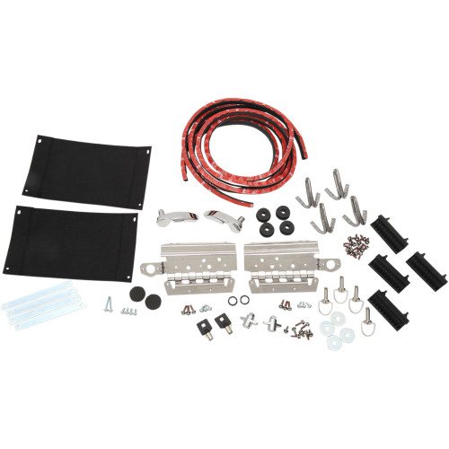 Drag Specialties Complete Saddlebag/Lid Hardware Kit for 2014-2020 Harley Touring Models